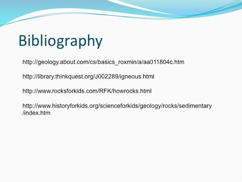 Bibliography websites