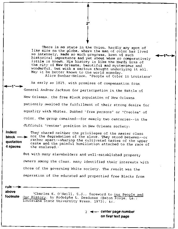 chicago style research proposal