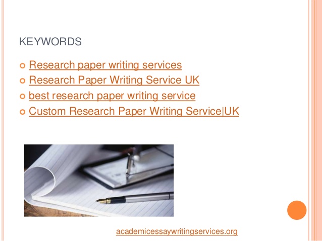 Custom research papers writing service
