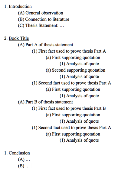 Dissertation proposal outline