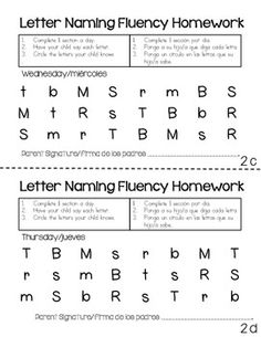 Homework for kindergarten