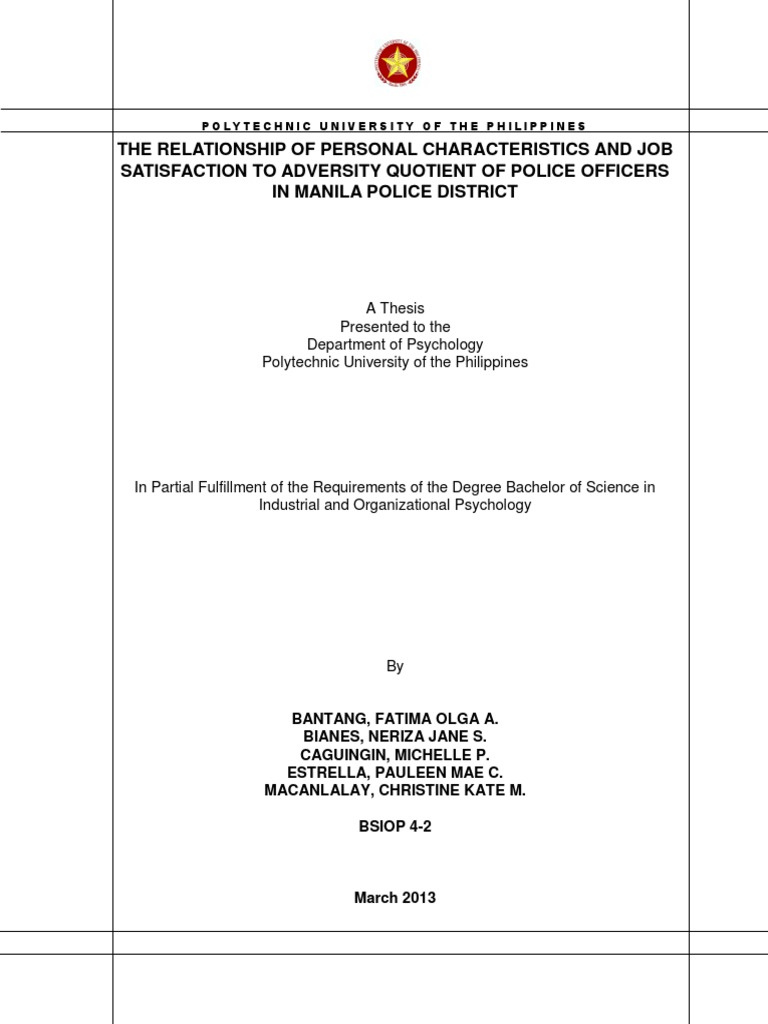 Thesis order