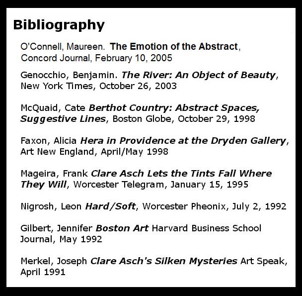 Types of bibliographies