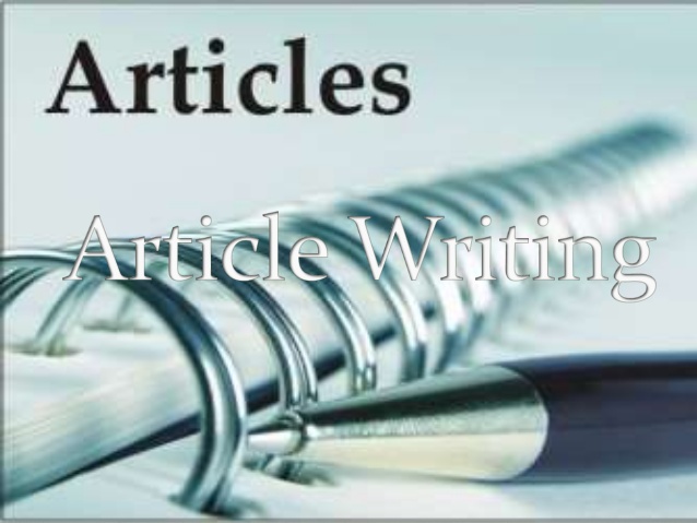 Writing an article