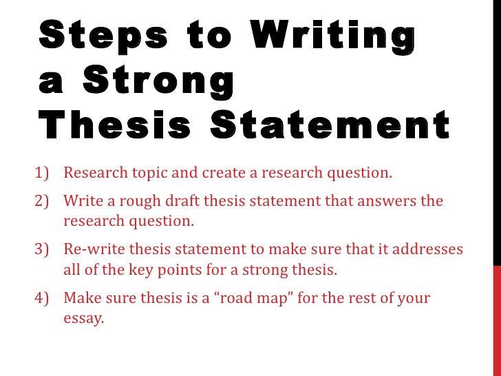 Writing thesis statement